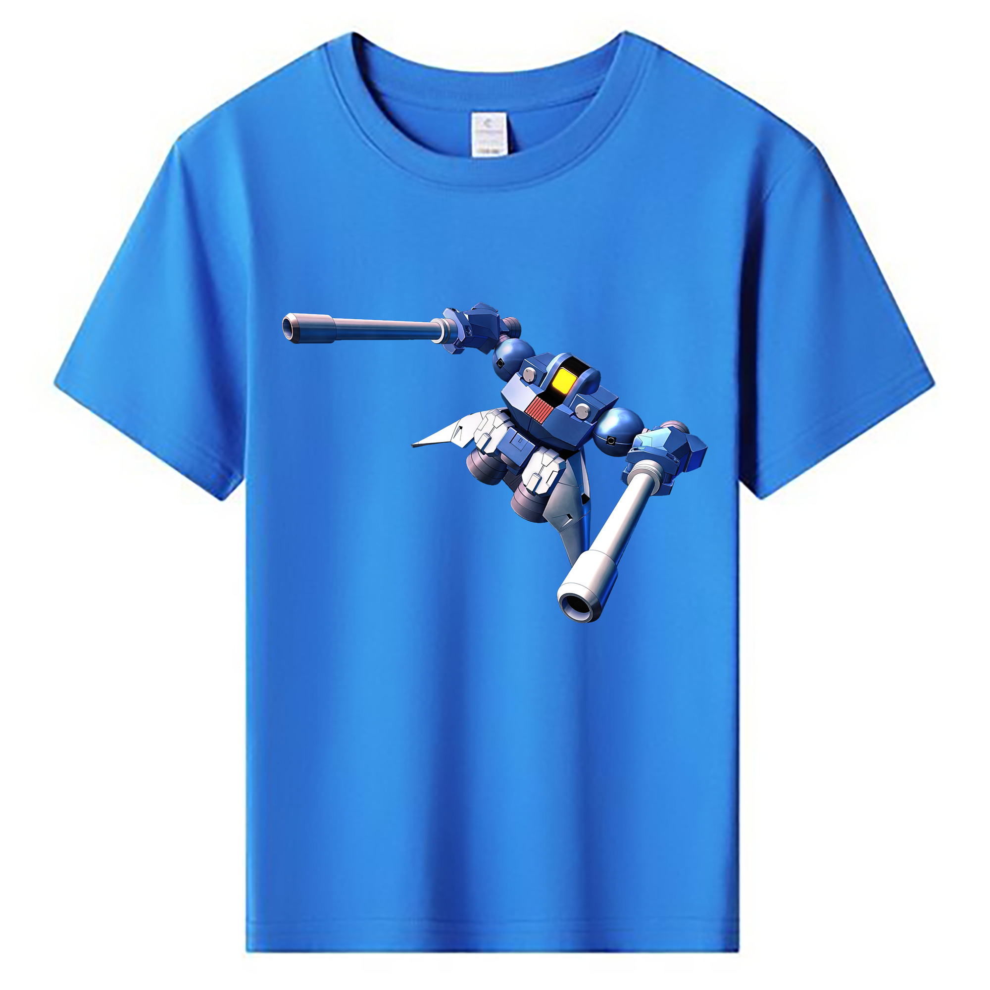 （画像用） 機動戦士ガンダム Mobile Suit Gundam 綿100％キッズTシャツ（フロントプリント）